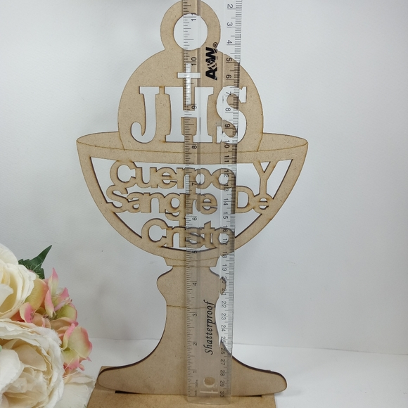Chalice First Holy Communion Centerpiece. Cáliz Centro de mesa Primera Comunión - Picture 6 of 7
